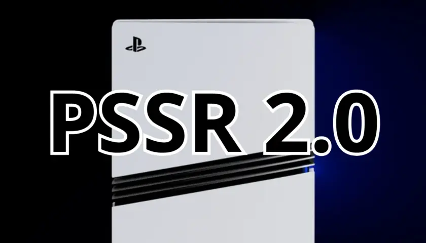 Biała konsola PlayStation z napisem PSSR 2.0.