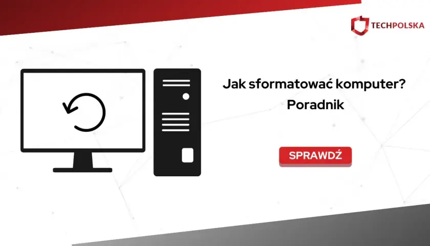 Ikona komputera z symbolem odświeżania. Poradnik: jak sformatować komputer. Sprawdź!