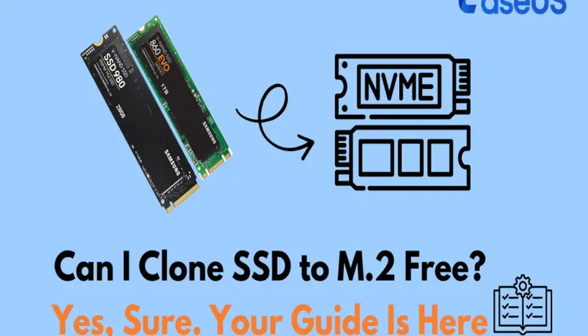 Dwa dyski SSD M.2, jeden NVMe, drugi SATA, wskazują na klonowanie dysku m2.