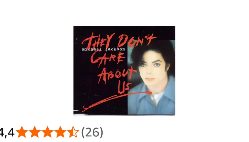 Michael Jackson w okładce singla "They Don't Care About Us".