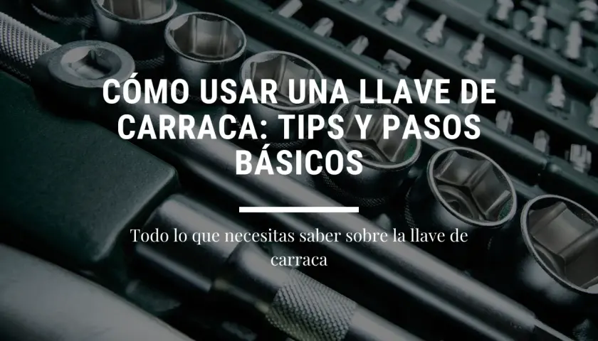 Un juego de llaves de carraca y vasos. Aprende cómo usar una carraca para tus proyectos.