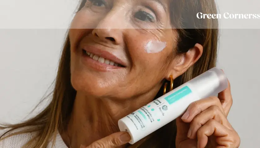 Crema facial Green Cornerss con alantoína, ideal para pieles con tendencia atópica.