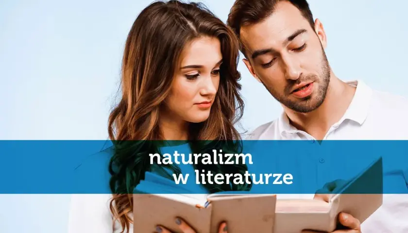 Para czyta książkę, zgłębiając tajniki **naturalizmu** w literaturze.
