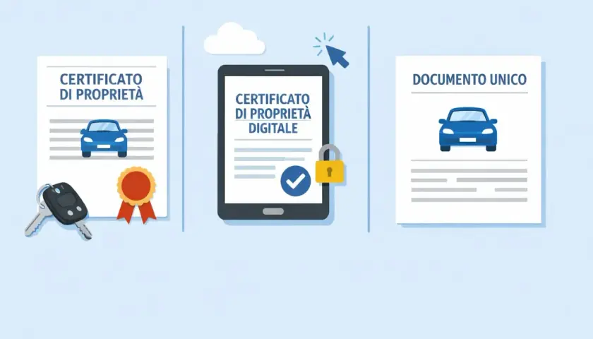 Scopri come scaricare il certificato di proprietà auto digitale. Documenti e chiavi auto in un'unica soluzione sicura.