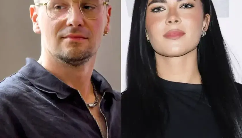 Krzysztof Zalewski z żoną, piękną kobietą o długich, czarnych włosach.