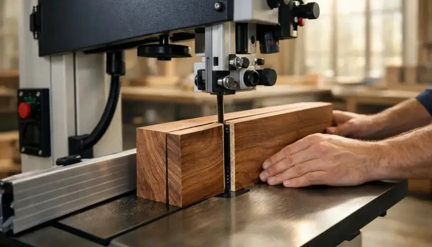 Präzise Schnitte mit einer Bandsäge: Holzbearbeitung leicht gemacht. Wer eine Bandsäge Holz kaufen möchte, findet hier das ideale Werkzeug für präzise Holzarbeiten.