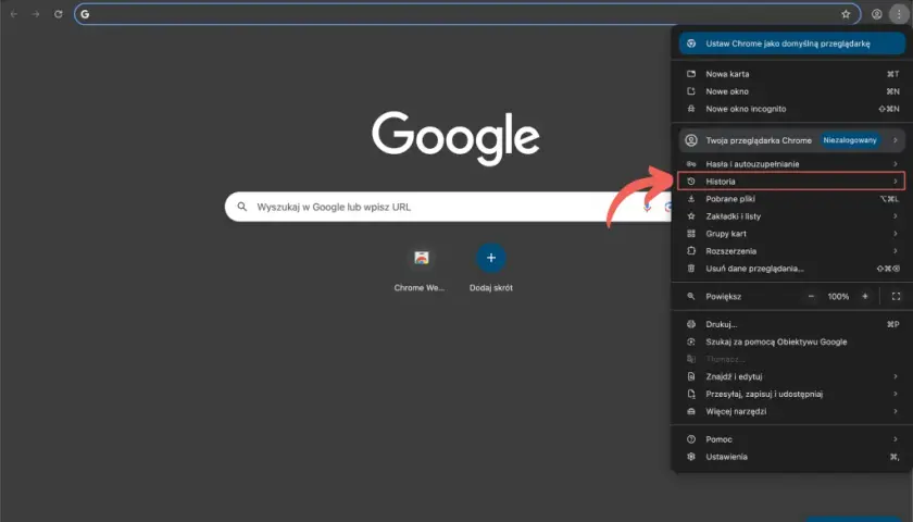 Jak usunąć historię przeglądarki Google i chronić swoją prywatność