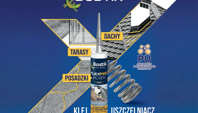 Bostik FlexPro PU 811: elastyczny klej uszczelniacz poliuretanowy do dachów, tarasów i posadzek. Ekstremalnie wytrzymały i elastyczny.