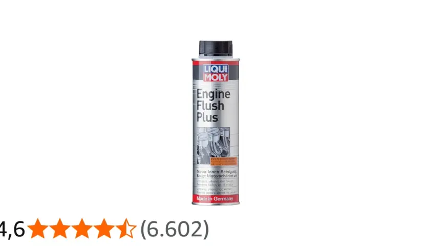 Bote de limpiador de motor interno Liqui Moly Engine Flush Plus, para mantener tu motor como nuevo.