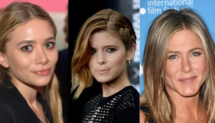 Trzy kobiety z różnymi odcieniami włosów, od jasnego blondu po ciemny blond. Jaki kolor pasuje do ciemnego blondu? Zobacz inspiracje.
