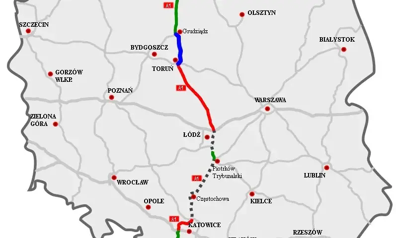 Ile kilometrów ma autostrada A1? Zaskakujące fakty o trasie