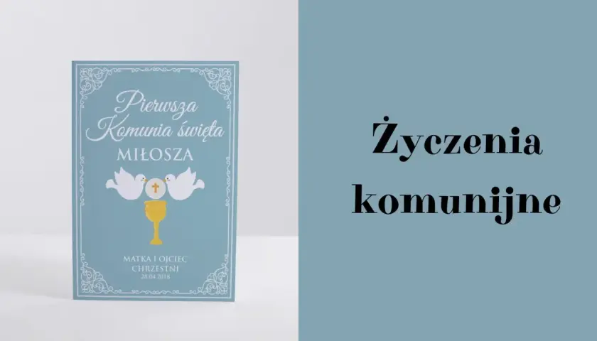 Jakie krótkie życzenia na Komunię? Gotowe teksty z serca