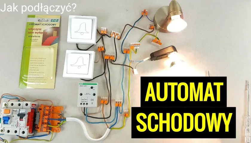 Jak podłączyć oświetlenie schodowe z 2 czujnikami? Poradnik DIY