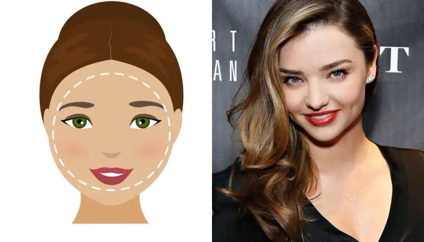 Ilustración de rostro con contorno y mujer sonriendo. Un corte de pelo con raya hombre podría verse bien con este estilo.