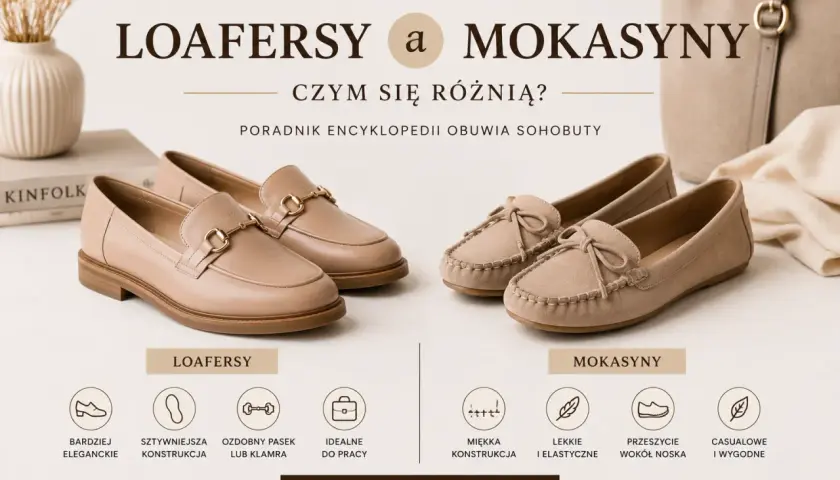 Eleganckie loafersy i casualowe mokasyny – porównanie stylów i wygody. Odkryj różnice między tymi popularnymi butami.
