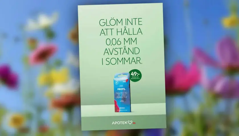 Sommaren är här, glöm inte att hålla 0,06 mm avstånd. En påminnelse om säkerhet, som en film om den blomstertid nu kommer.