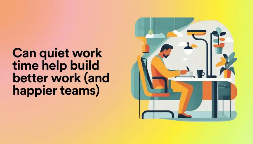 A man works at his desk, a perfect time to focus on what to do when work is slow and improve team happiness.