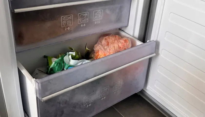 Mrożone warzywa i mięso w zamrażarce. Zastanawiasz się, ile wytrzyma zamrażarka bez prądu?