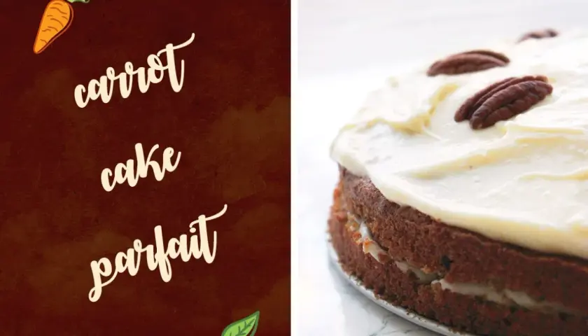 Un gâteau aux carottes moelleux, recouvert d'un glaçage onctueux et garni de noix de pécan. Le glaçage carrot cake est parfait.