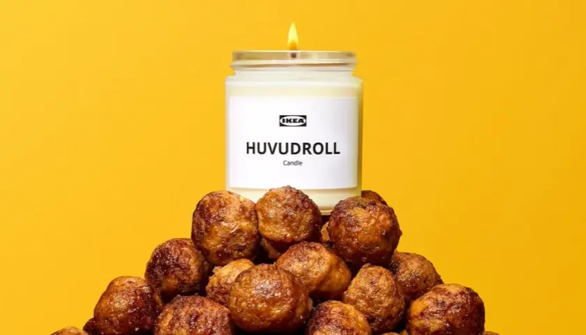 Świeczka o zapachu klopsików IKEA - wyjątkowy zapach do domu