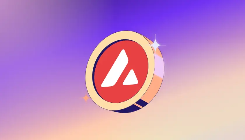 Moneta z logo Avalanche, jakby spadła z nieba.