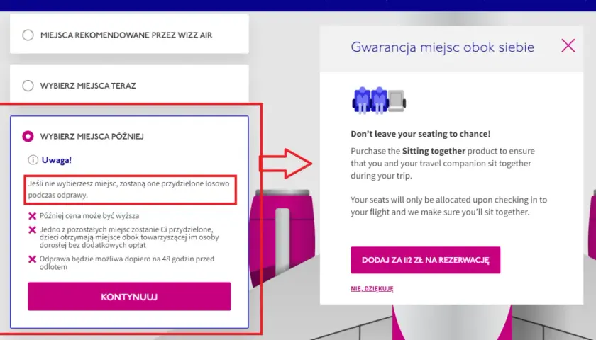 Czy Wizz Air przydziela miejsca obok siebie? Sprawdź, co musisz wiedzieć
