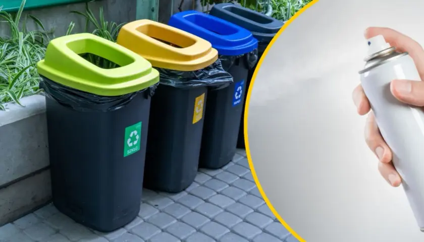 Jak prawidłowo wyrzucić opakowanie po dezodorancie w sprayu?