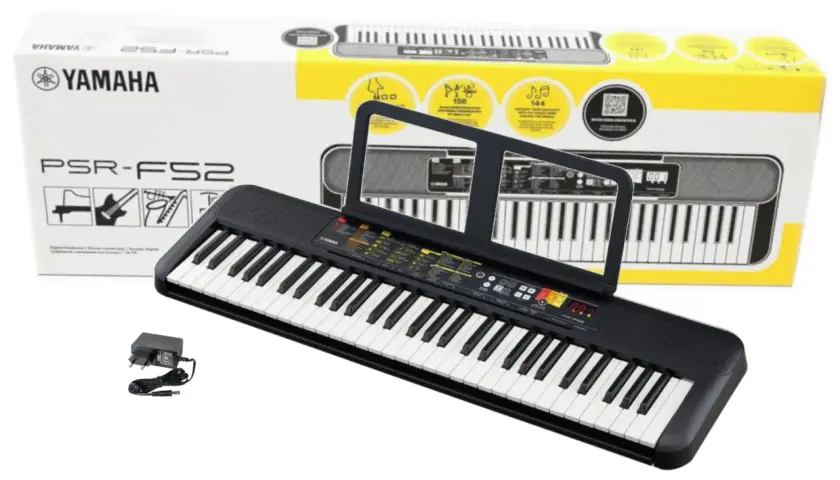 Yamaha keyboard dla dzieci PSR-FS2, idealny do nauki gry. Zasilacz w zestawie.