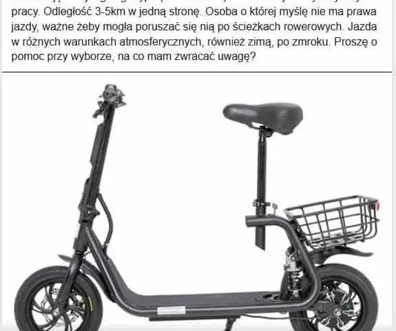 Hulajnoga elektryczna z siodełkiem – Jakie modele warto rozważyć?