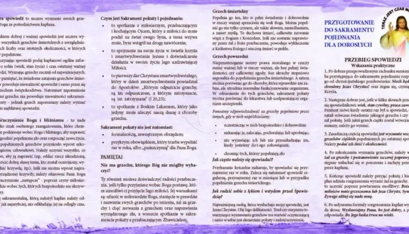 Krótki rachunek sumienia dla dorosłych: przygotowanie do sakramentu pojednania, przebieg spowiedzi i wskazówki praktyczne.