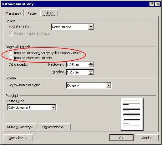 Jak skopiować całą stronę w Wordzie bez straty nagłówków i stopek