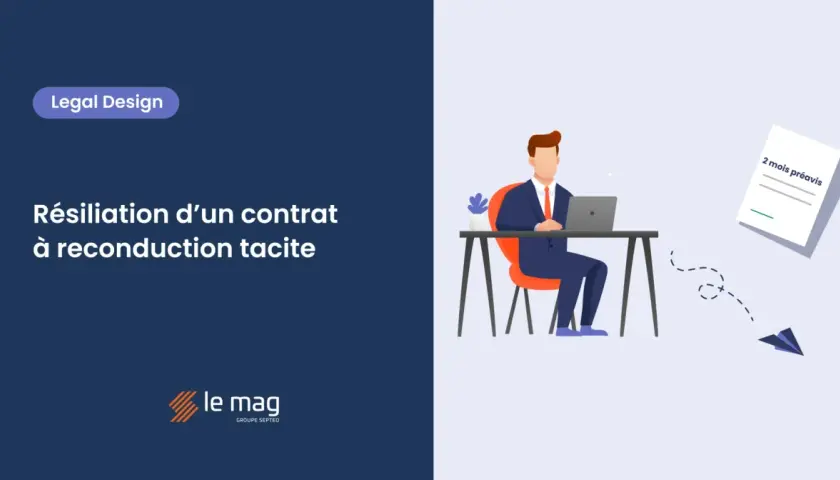 Un homme d'affaires travaille sur son ordinateur, symbolisant la loi sur renouvellement automatique d'abonnement et la résiliation de contrat.