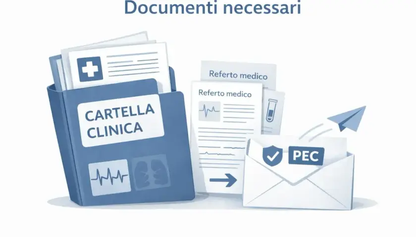 Cartella clinica, referti medici e PEC: la gestione documentale è fondamentale per la responsabilità medica.