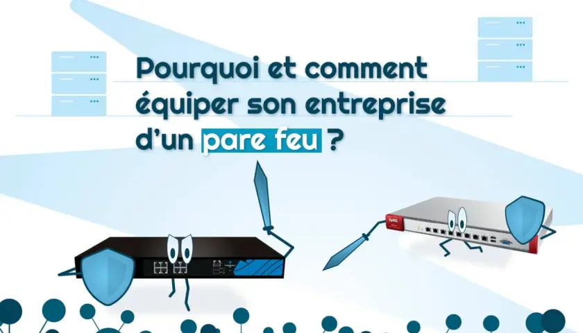 Deux pare-feux physiques s'affrontent, symbolisant la protection de votre entreprise.