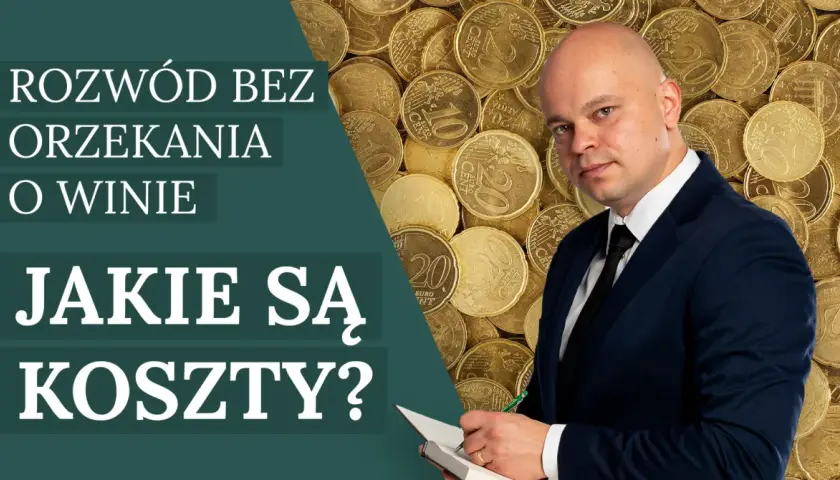Kto ponosi koszty rozwodu bez orzekania o winie? Mężczyzna w garniturze na tle monet euro analizuje wydatki.