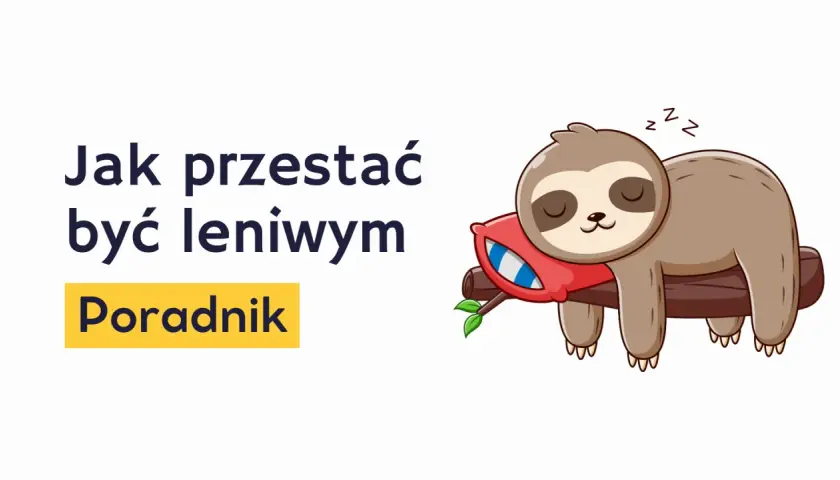 Jak przestać być leniwym? Ten poradnik pomoże Ci obudzić się do życia, nawet jeśli jesteś jak leniwiec na drzewie.