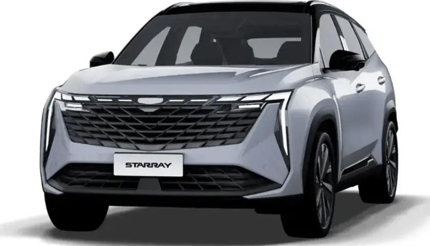 SUV Geely Starray, un'anteprima per Geely Italia, con un design audace e moderno.