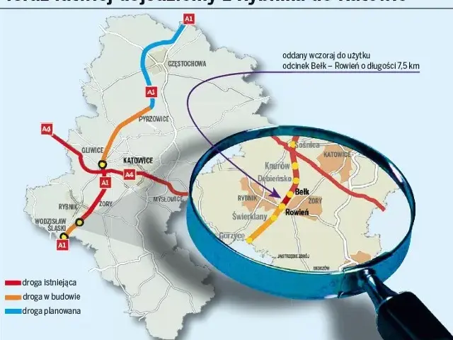 Gdzie jest autostrada A1? Kluczowe informacje i trasy podróży