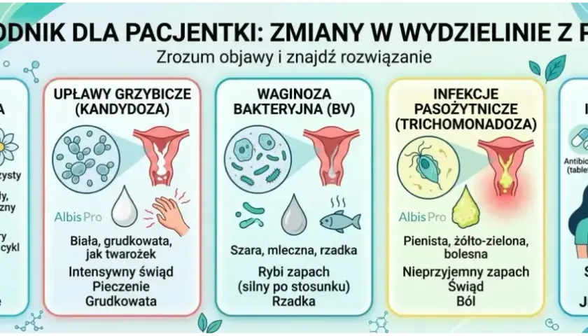 Przewodnik po wydzielinie z pochwy: od normy po infekcje, w tym zapach drożdży z pochwy. Konsultacja lekarska jest kluczowa!