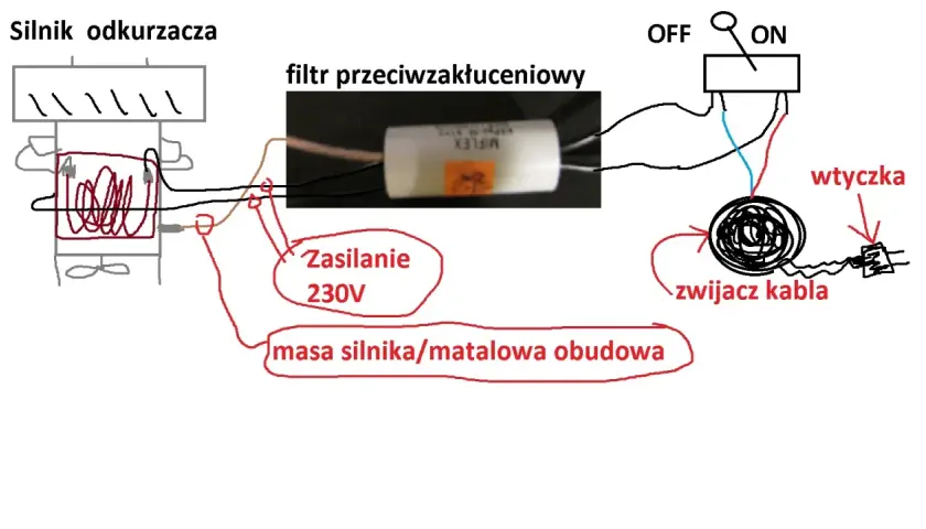 Jak bezpiecznie podłączyć silnik odkurzacza do 230V? Poradnik