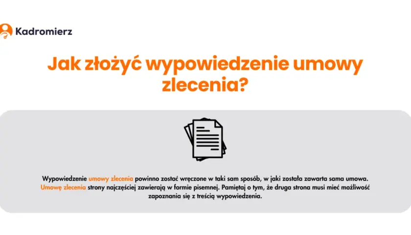 Jak napisać wypowiedzenie z pracy umowa zlecenie - wzór i porady
