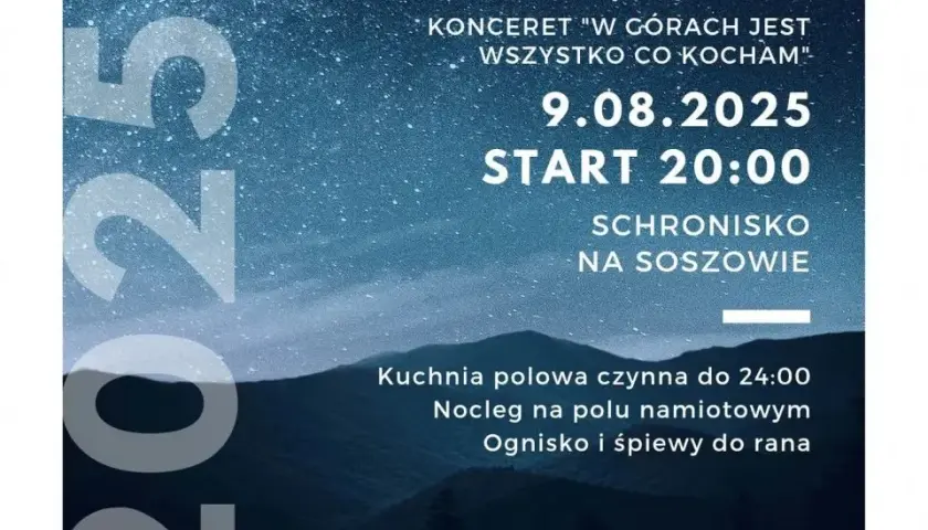 W górach jest wszystko co kocham koncert - terminy i szczegóły wydarzeń