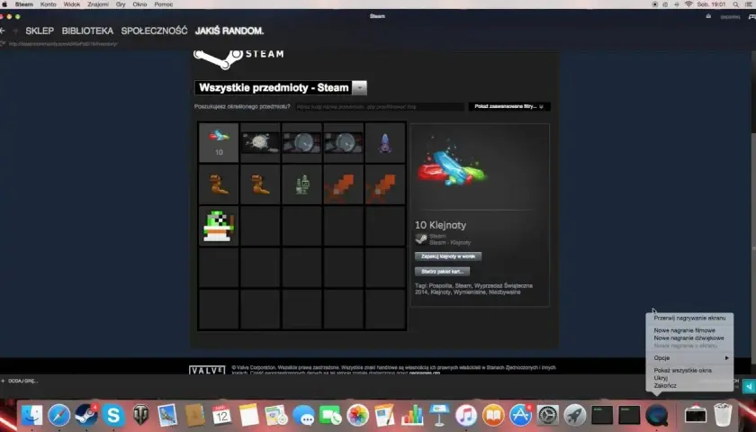 Klejnoty na Steam: Ukryty sposób na darmowe przedmioty w grach