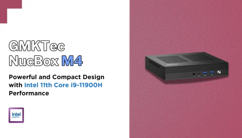 GMKTec NucBox M4, un potente mini PC con procesador Intel 11th Core i9.