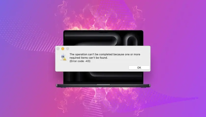 Laptop z błędem "upc brak internetu" - operacja nie może zostać ukończona, brak wymaganych elementów.