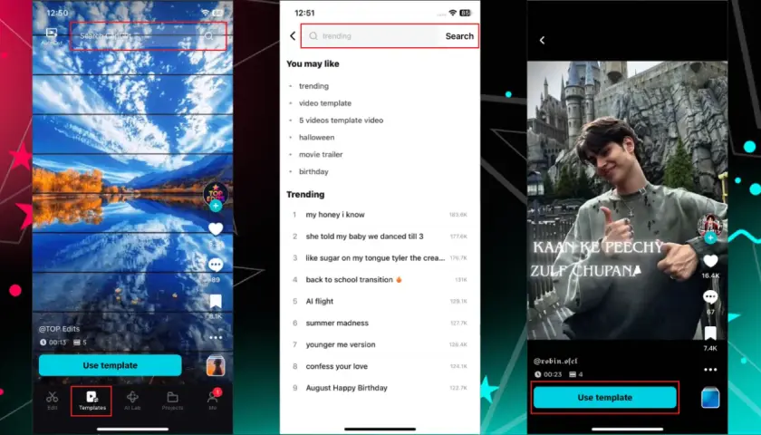 Stwórz pokaz slajdów na TikTok: Zdjęcia, szablony i CapCut