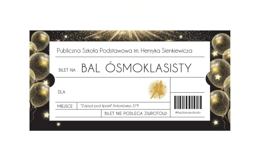 Idealne zaproszenie na komers ósmoklasisty? Gotowe wzory!