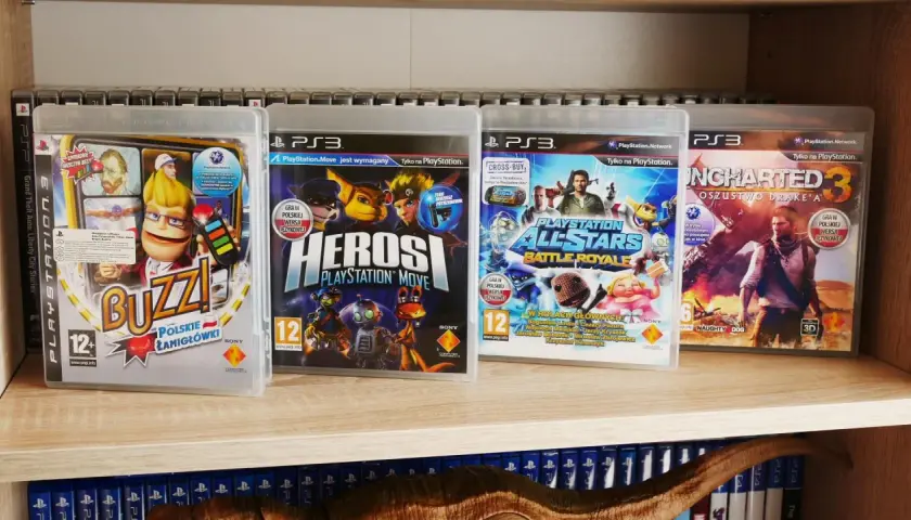 Kolekcja gier na PS3: Buzz! Polskie Łamigłówki, Herosi PlayStation Move, PlayStation All-Stars Battle Royale i Uncharted 3. Idealne darmowe gry na PS3 dla fanów!