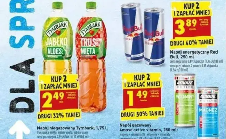 Napoje w Biedronce: Sprawdź najlepsze marki i aktualne promocje