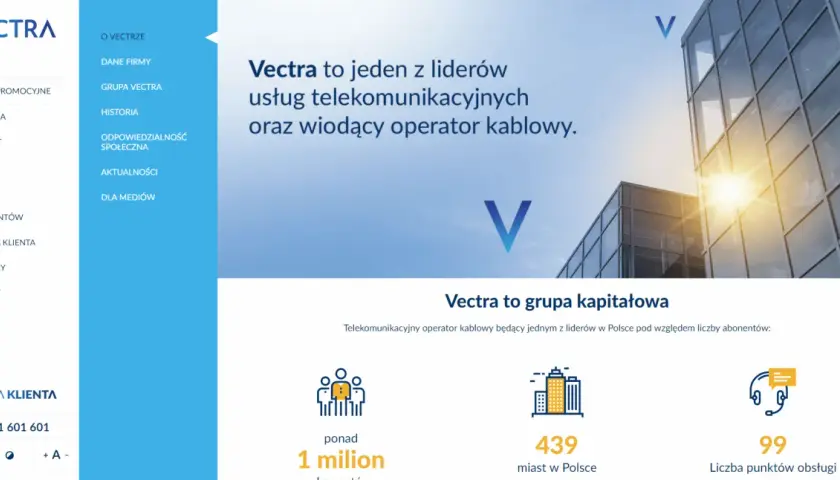 Opinie użytkowników o internecie Vectra - Sprawdź opinie